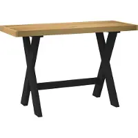 Syfax Schreibtisch NOAIN X-Form-Beine 120x50x75 cm Massivholz Kiefer