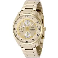 TechnoMarine OCEAN - QUANTUM TM-318111 Damenuhr - Quarzwerk - Edelstahl mit goldenem Zifferblatt - 36 mm