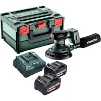 Metabo SXA 18 LTX 150 BL Akku Exzenterschleifer 18 V 150 mm Brushless + 2x Akku 4,0 Ah + Ladegerät + metaBOX