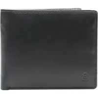 Esquire Leder Kartenetui Compact Credit Card Case Black schwarz
