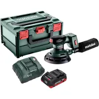 Metabo SXA 18 LTX 150 BL Akku Exzenterschleifer 18 V 150 mm Brushless + 1x LiHD Akku 4,0 Ah + Ladegerät + metaBOX