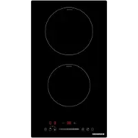 Heinner HBHI-M2ZBSTC, Schwarz, Integriert, 28.8 cm, Zonen-Induktionskochfeld, Glas, 2 Zone(n)