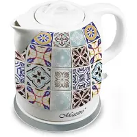 Maestro Keramik-Wasserkocher 'HOLIDAY IN PORTO' Azulejos 1,5 l 1200 W | MR-066-PORTO