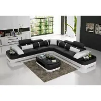 AEA Wohnzimmer Eckcouch Design Ecksofa Möbel Moderne Lederpolster Couch Sofa L-Form