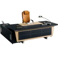 Xl Moebel Gmbh Moderner Eckschreibtisch aus MDF und Edelstahl in elegantem Design