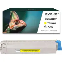Evoke Toner für OKI 45-853Y 45862837 Gelb (yellow) | Ersatz für MC853 MC853dn MC873 MC873dn MC883