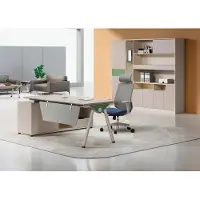 AEA Stilvoller Ecktisch Designer Arbeitszimmer Luxus Möbel Edle Bürotische