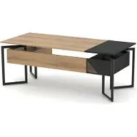 AEA Bürotisch Schreibtisch Arbeitstisch Tisch 2 Schubladen Arbeitszimmer