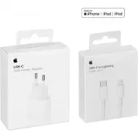 Apple Original iPhone - 20W USB-C Ladegerät + 2m Usb-C Lightning Kabel