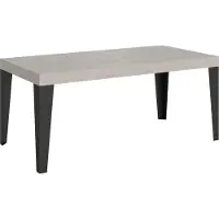 Itamoby Ausziehtisch 200/460x90 cm Flame Cashmere Anthrazit Beine