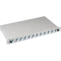 EFB Elektronik B71921L12 Spleißbox LC 9/125μ OS2 ausziehbar, 12 Pigtails / 6 Kupplungen