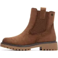 Refresh für Damen. 17302701-TAUPE Stiefelette 173027 braun (36), Wohnung, 1 bis 3 cm, Reißverschluss, Lässig