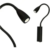 Azzardo Wandlampe Veronica IP44 Modern Metall Schwarz AZ1548