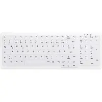 Cherry Contour Design AK-C7000, Kabellos, RF Wireless, Scherenschalter, QWERTZ, LED, Weiß