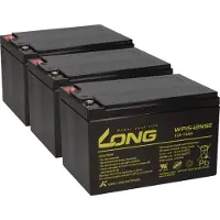 Kung Long WP15-12NSE Akku-Satz 36V 15Ah für Road Scooter 500W – 3x 12V AGM M5