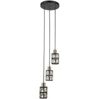 ITALUX MENFI PND-44236-3-BK-GD Hängelampe