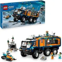 LEGO City Arktis Expeditions-Wissenschafts-LKW, Bauset mit 5 Minifiguren, 3 Wölfe, Spielzeug für Kinder ab 8 Jahren