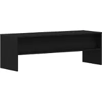 Syfax TV-Schrank Schwarz Eichen-Optik 120x40x40 cm Holzwerkstoff