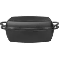 Krisberg Bräter aus Gusseisen mit Grillpfanne 3,8 l 31 cm KS2570