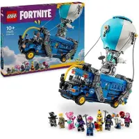 Fortnite Bus de combat 77073, Bauset, Sammlerstück, Inspiriert vom Videospiel, 9 Minifiguren