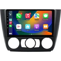 AWESAFE Android Autoradio 9 Zoll 64GB für BMW 1er E81 E82 E87 E88 (2004–2013) mit CarPlay & Android Auto Navigation & Bluetooth – Manuelle Klima