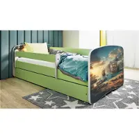 RAUMHIRSCH FURNITURE Kinderbett Jugendbett Schiff 70x140, 80x160, 80x180 cm - Komplettset mit Schublade & Rausfallschutz