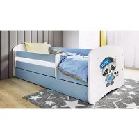 RAUMHIRSCH FURNITURE Kinderbett Jugendbett Waschbär 70x140, 80x160, 80x180 cm - Komplettset mit Matratze, Schublade & Rausfallschutz