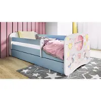 RAUMHIRSCH FURNITURE Kinderbett Jugendbett Ballon 70x140, 80x160, 80x180 cm - Komplettset mit Schublade & Rausfallschutz