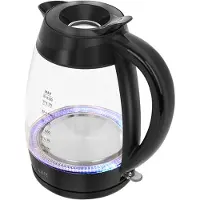 Lafe Essential XL, 2 l, 2200 W, Schwarz, Transparent, Glas, Wasserstandsanzeige, Filterung