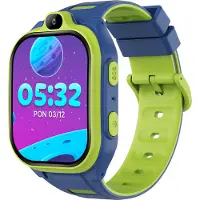 Forever Smartwatch Kinder GPS WiFi 4G Kids Boost KW-530 Blau KI SOS IPS 2,0" nanoSIM 2 Mpx G-Sensor IP67 GeoFencing Videoanruf 800 mAh