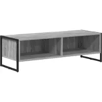Syfax TV-Schränk Graues Sonoma 100 x 36,5 x 30,5 cm Holzwerkstoff