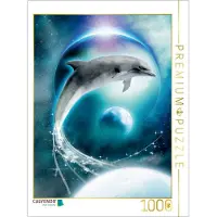 CALVENDO Geheimnisvolle Delfine 1000 Teile Puzzle Hoch, 1000 Stück(e), andere, 14 Jahr(e)