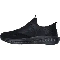 SKECHERS WIP 210889-BBK in Black Knitted Mesh / Synthetic color size 44