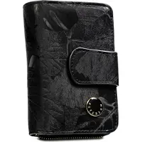 Peterson Damen Geldbörse Leder+PU PTN PS115-MLF-2616 Schwarz