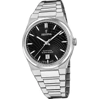 Festina Herrenuhr Swiss Made Armbanduhr Edelstahl silber D2UF20051/6