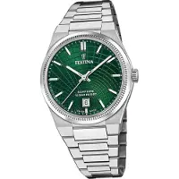 Festina Herrenuhr Swiss Made Armbanduhr Edelstahl silber D2UF20051/5