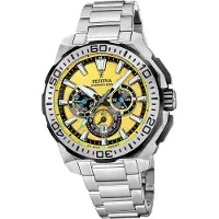 Festina Herrenuhr Chrono Bike Armbanduhr Edelstahl silber D2UF20724/4