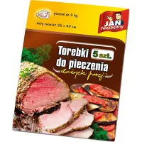 JAN Niezbędny , Torebki do pieczenia mięsa i warzyw 35x43, 5 sztuk