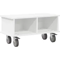 Syfax TV-Ständer Weiß 68,5 x 35 x 35 cm Holzwerkstoff