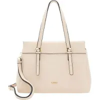 L.credi Handtasche Schultertasche Ramira Shopper White Sand creme