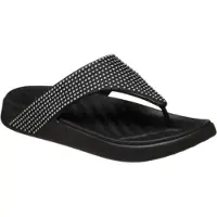 Crocs Zehensandale Getaway Gems Triangle Flip schwarz - Damen