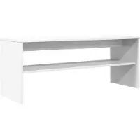 Syfax TV-Schränk Weiß 100 x 35 x 40 cm Holzwerkstoff