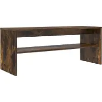 Syfax TV-Schränk Geräucherte Eiche 100 x 35 x 40 cm Holzwerkstoff