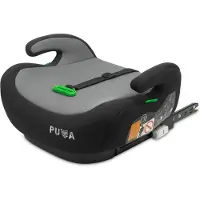 Caretero Autositz Kinder Autokindersitz Puma, ISOFIX, 125-150cm - Schwarz