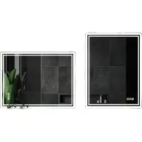 OEM Beleuchteter Badezimmerspiegel, dimmbare Helligkeit, Touch-Sensor-Funktionen, 60x80cm (24x32 Zoll)