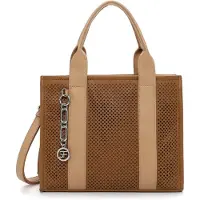 Suri Frey Shopper "Shopper SFY Lilly", Damen, Gr. B/H/T: 31cm x 25cm x 12cm 0, gelb (sahara 920), Polyester, Taschen Shopper
