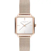 Liebeskind berlin Damenuhr - Quadratisch - Roségold - 28,5 mm - Elegante Damenuh