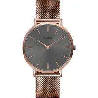Torii Damenarmbanduhr R38RM.AR in Roségold, klassischer Modestil.