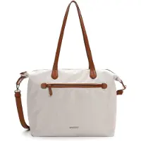 Emily & Noah Shopper "Shopper E&N Jarina", Damen, Gr. B/H/T: 40cm x 29cm x 14cm 0, beige (beige 400), Polyester, Taschen Shopper