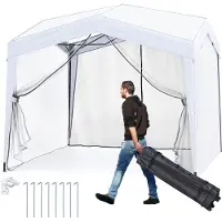 Northix 3x3 m Pop-Up-Pavillon, wasserdicht, inkl. Tasche und Heringen